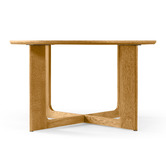 Nordic Street Anselm Oak Wood Side Table