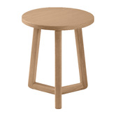 Nordic Street Dietrich Light Oak Wood Side Table