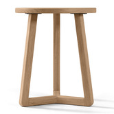 Nordic Street Dietrich Light Oak Wood Side Table