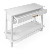 Nordic Street Zwingli 2 Drawer Pine Wood Console Table