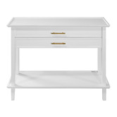 Nordic Street Zwingli 2 Drawer Pine Wood Console Table
