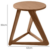 Nordic Street Origen Oak Wood Side Table