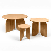 Nordic Street Reinhold Oak Wood Side Table