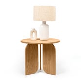 Nordic Street Reinhold Oak Wood Side Table