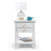 Nordic Street Zwingli Pine Wood Bedside Table