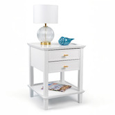 Nordic Street Zwingli Pine Wood Bedside Table