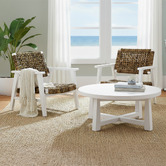 Nordic Street Rivers Mahogany Wood Armchair