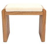 Nordic Street Izyan Cotton &amp; Linen Accent Stool