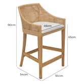 Nordic Street 65cm Merritt Counter Stool