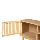 Nordic Street Carrie 2 Door Rubberwood TV Unit