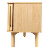 Nordic Street Carrie 2 Door Rubberwood TV Unit