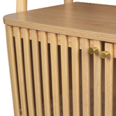 Nordic Street Carrie 4 Tier Rubberwood Display Shelf