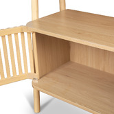Nordic Street Carrie 4 Tier Rubberwood Display Shelf
