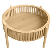 Nordic Street Carrie Round Rubberwood Coffee Table