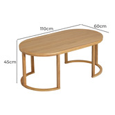 Nordic Street Auston Oak Wood Coffee Table