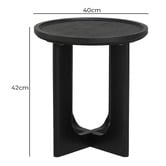 Nordic Street Daius Oak Wood Side Table