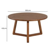 Nordic Street Elroy Oak Wood Coffee Table
