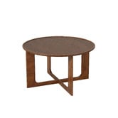 Nordic Street Anselm Round Oak Wood Coffee Table