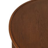 Nordic Street Anselm Round Oak Wood Coffee Table