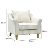 Nordic Street Dean Upholstered Armchair