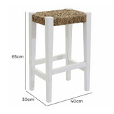 Nordic Street 65cm Rivers Backless Counter Stool