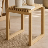 Nordic Street Oonagh Rubberwood Stool