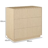 Nordic Street Isadora 3 Drawer Chest
