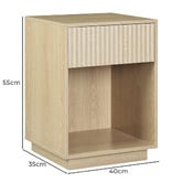 Nordic Street Isadora Bedside Table