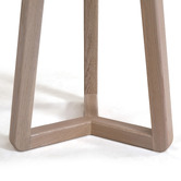 Nordic Street Dietrich Light Oak Wood Side Table
