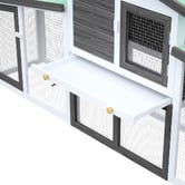 Nesto Raye Fir Wood &amp; Mesh Wire Chicken Coop