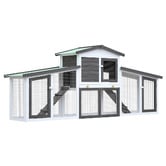 Nesto Raye Fir Wood &amp; Mesh Wire Chicken Coop