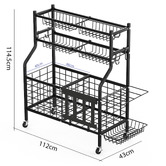 Nesto Nadia Gym Equipment Storage Rack