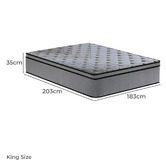Aroya Home Medium to Firm Avalee Euro Top Memory Foam Mattress