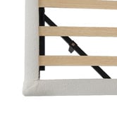 Aroya Home Laura Sherpa Floating Bed with LED