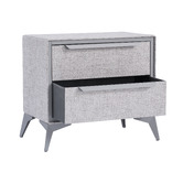 Aroya Home Judith 2 Drawer Bedside Table