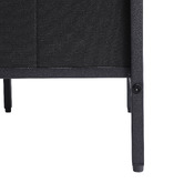 Aroya Home Luna 2 Drawer Rattan Bedside Table