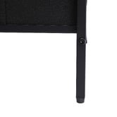 Aroya Home Luna 2 Drawer Rattan Bedside Table