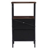 Aroya Home Luna 2 Drawer Rattan Bedside Table