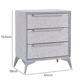 Aroya Home Judith 3 Drawer Chest