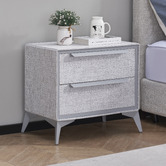 Aroya Home Judith 2 Drawer Bedside Table