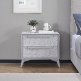 Aroya Home Judith 2 Drawer Bedside Table