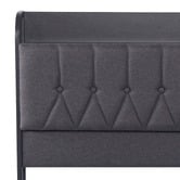 Aroya Home Grey Taylor Bed with Drawers &amp; Charging Station