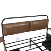 Aroya Home Pierre Bed with Drawers &amp; Built-In Bedside Tables