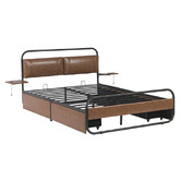 Aroya Home Pierre Bed with Drawers &amp; Built-In Bedside Tables