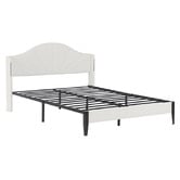Aroya Home Stephie Faux Leather Bed Frame with LED