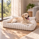 Aroya Home Pickles Faux Fur Dog Bed