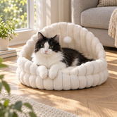 Aroya Home Archie Faux Fur Pet Dome