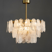 Gild &amp; Glow Susan Round Iron 6-Light Chandelier