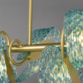 Gild &amp; Glow Horton Brass 8 Light Pendant