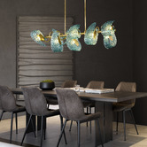 Gild &amp; Glow Horton Brass 8 Light Pendant